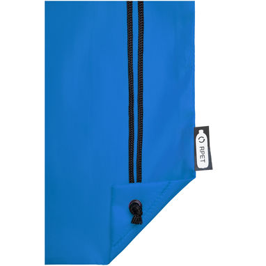 Рюкзак со шнурком Oriole из переработанного ПЭТ, цвет process blue - 12046152- Фото №5