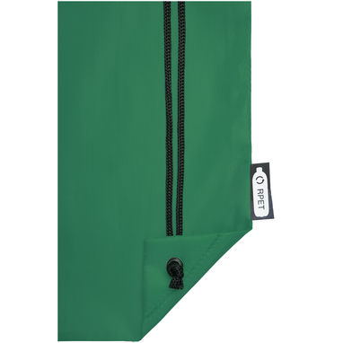 Рюкзак со шнурком Oriole из переработанного ПЭТ, цвет зеленый - 12046161- Фото №5