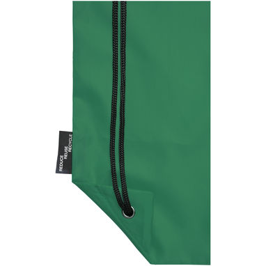 Рюкзак со шнурком Oriole из переработанного ПЭТ, цвет зеленый - 12046161- Фото №6