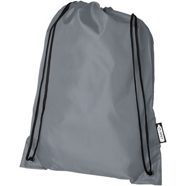 Рюкзак со шнурком Oriole из переработанного ПЭТ, цвет серый - 12046182- Фото №1
