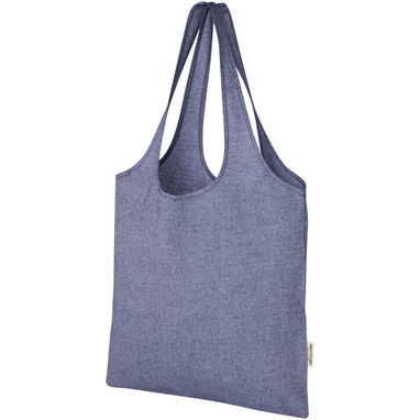 Модная эко-сумка Pheebs объемом 7 л из переработанного хлопка плотностью 150 г/м², цвет синий яркий - 12064150- Фото №1