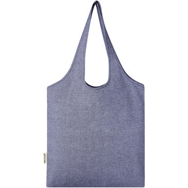 Модная эко-сумка Pheebs объемом 7 л из переработанного хлопка плотностью 150 г/м², цвет синий яркий - 12064150- Фото №3