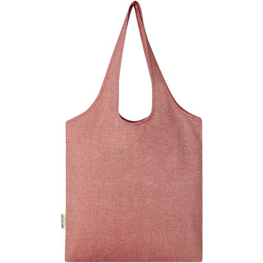 Модная эко-сумка Pheebs объемом 7 л из переработанного хлопка плотностью 150 г/м², цвет красный яркий - 12064191- Фото №3