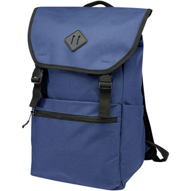 Рюкзак для 15-дюймового ноутбука Repreve® Ocean об'ємом 16 л із переробленого пластику, що відповідає стандарту GRS, колір темно-синій - 12064955- Фото №1