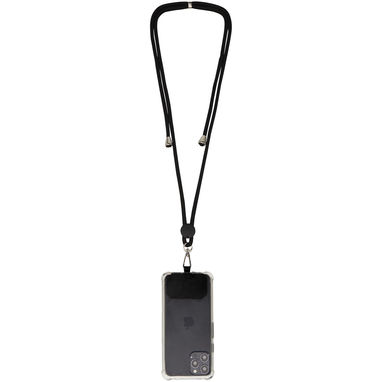 Ремешок для телефона Kubi, цвет сплошной черный - 12426390- Фото №4