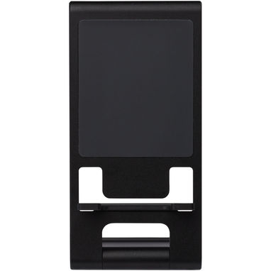 Тонка алюмінієва підставка для телефону Rise, колір чорний - 12427990- Фото №3