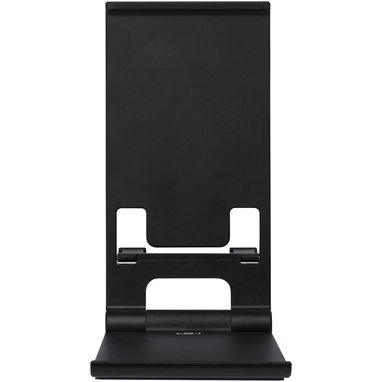 Тонкая алюминиевая подставка для телефона Rise, цвет сплошной черный - 12427990- Фото №4