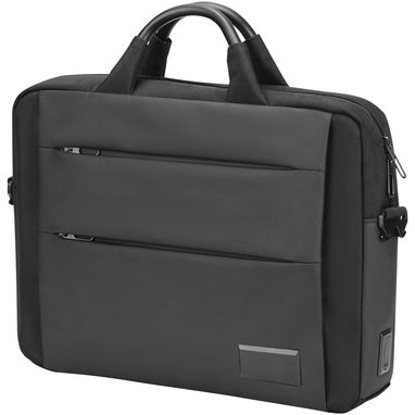 Деловой портфель для ноутбука SCX.design L15, цвет сплошной черный - 1PX09390- Фото №1