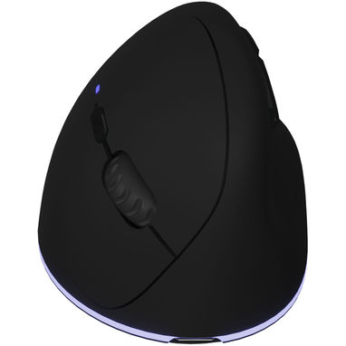 Эргономичная мышь SCX.design O23, цвет сплошной черный - 1PX09590- Фото №1