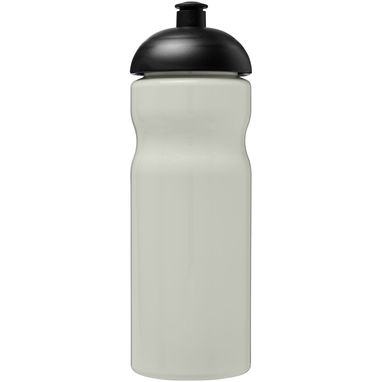 Спортивная бутылка H2O Eco объемом 650 мл с крышкой-колпачком, цвет цвета слоновой кости, сплошной черный - 21009838- Фото №2