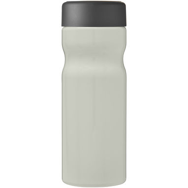 Пляшка з кришкою для води, що загвинчується H2O Eco Base 650 ml, колір кольору слонової кістки, сірий - 21043512- Фото №2