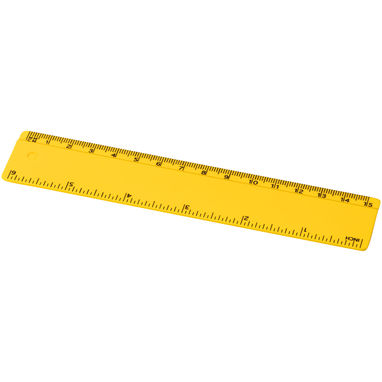 Лінійка Refari із переробленого пластику довжиною 15 см, колір жовтий - 21046711- Фото №1