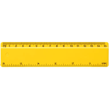 Лінійка Refari із переробленого пластику довжиною 15 см, колір жовтий - 21046711- Фото №2