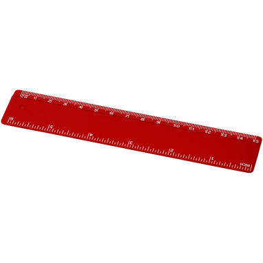 Лінійка Refari із переробленого пластику довжиною 15 см, колір червоний - 21046721- Фото №1