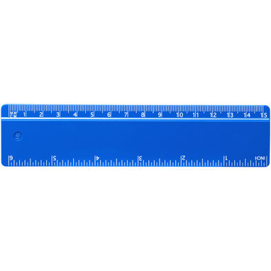 Лінійка Refari із переробленого пластику довжиною 15 см, колір синій - 21046752- Фото №2