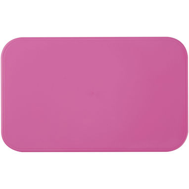 Двухслойный ланчбокс MIYO, цвет розовый, белый, белый - 21047004- Фото №4