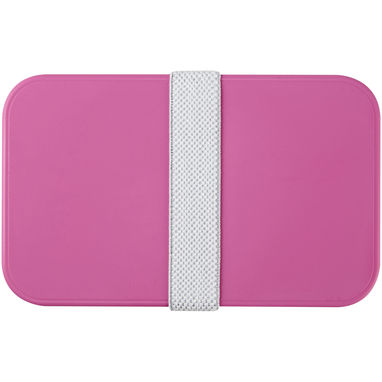 Двошаровий ланчбокс MIYO, колір рожевий, білий, білий - 21047004- Фото №5