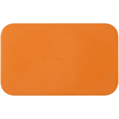 Двухслойный ланчбокс MIYO, цвет оранжевый, оранжевый, белый - 21047031- Фото №4