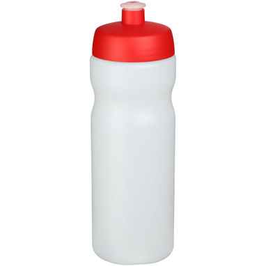 Спортивная бутылка Baseline® Plus объемом 650 мл, цвет красный, белый прозрачный - 22020199- Фото №1