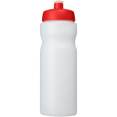 Спортивная бутылка Baseline® Plus объемом 650 мл, цвет красный, белый прозрачный - 22020199- Фото №2