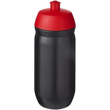Спортивная бутылка HydroFlex™ объемом 500 мл, цвет красный, сплошной черный - 22030021- Фото №1