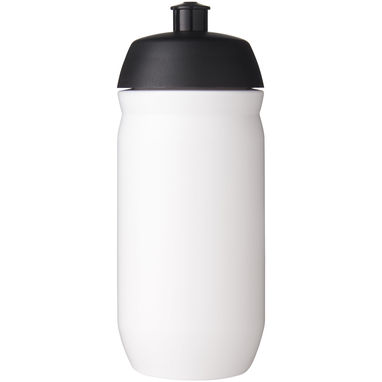 Спортивная бутылка HydroFlex™ объемом 500 мл, цвет сплошной черный, белый - 22030099- Фото №2