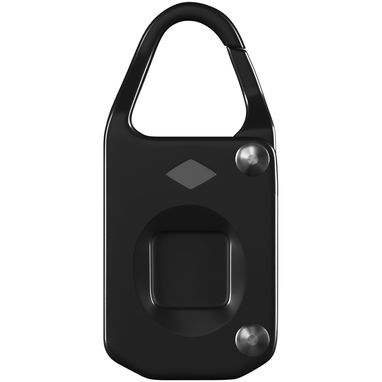 Навесной замок с датчиком отпечатков пальцев SCX.design T10 с подсветкой, цвет сплошной черный - 2PX03190- Фото №3