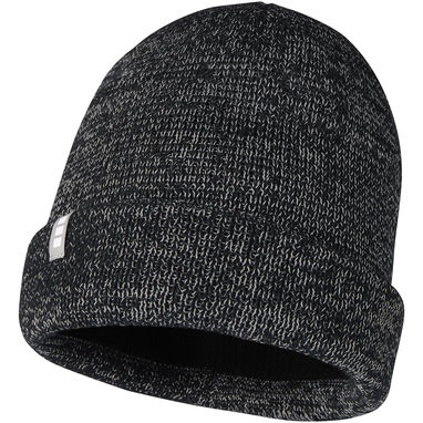 Rigi светоотражающая шапка, цвет сплошной черный - 38685900- Фото №1