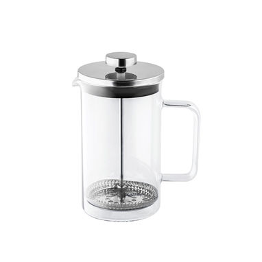 JENSON Стеклянная кофеварка на 600 мл, цвет серебряный - 94237-107- Фото №1