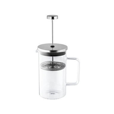 JENSON Стеклянная кофеварка на 600 мл, цвет серебряный - 94237-107- Фото №3