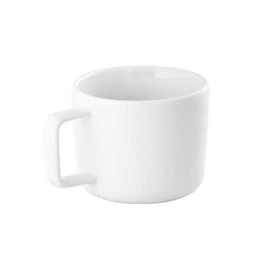 FANGIO. Керамічна чашка 230 мл з кришкою та бамбуковою основою, колір білий - 94251-106- Фото №2