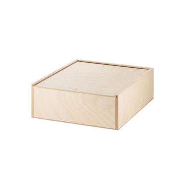 BOXIE WOOD L Деревянная коробка, цвет натуральный светлый - 94942-150- Фото №7