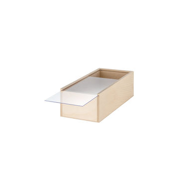 BOXIE CLEAR M. Дерев'яна коробка, колір світло-натуральний - 94944-150- Фото №1