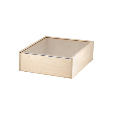 BOXIE CLEAR L. Дерев'яна коробка, колір світло-натуральний - 94945-150- Фото №2