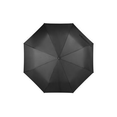 RIVER. Складна парасолька rPET, колір чорний - 99040-103- Фото №2