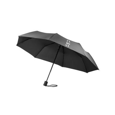 CIMONE Складной зонт из rPET, цвет черный - 99041-103- Фото №3