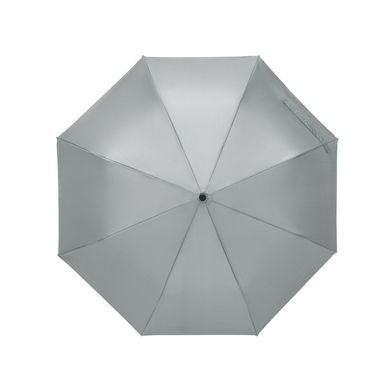 CIMONE Складной зонт из rPET, цвет светло-серый - 99041-123- Фото №2