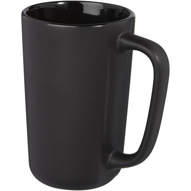 Керамічний кухоль Perk об'ємом 480 мл, колір суцільний чорний - 10072890- Фото №5