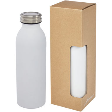 Бутылка Riti объемом 500 мл с медной обшивкой и вакуумной изоляцией, цвет белый - 10073001- Фото №1