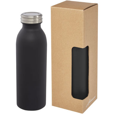 Пляшка Riti об'ємом 500 мл з мідною обшивкою та вакуумною ізоляцією, колір суцільний чорний - 10073090- Фото №1