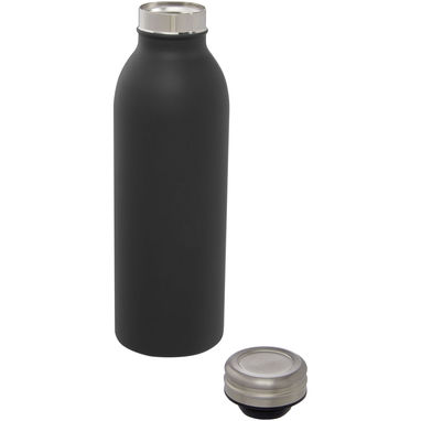 Бутылка Riti объемом 500 мл с медной обшивкой и вакуумной изоляцией, цвет сплошной черный - 10073090- Фото №4