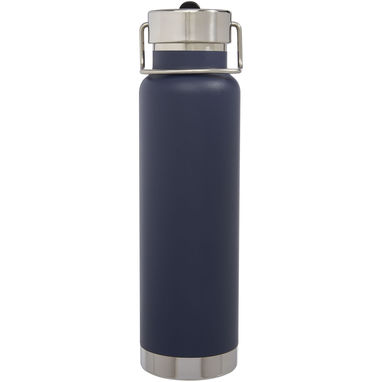 Спортивная бутылка Thor объемом 750 мл с медной обшивкой и вакуумной изоляцией, цвет синий темный - 10073255- Фото №3