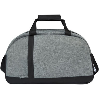 Двоколірна спортивна сумка Reclaim об'ємом 21 л, виготовлена ​​з перероблених матеріалів за стандартом GRS, колір суцільний чорний, яскраво сірий - 12065690- Фото №2