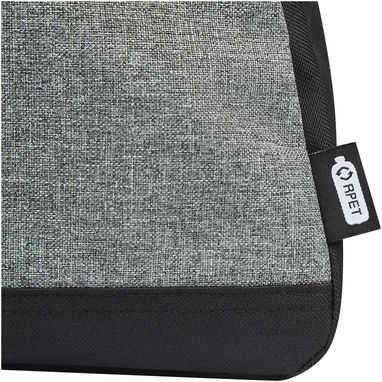 Двоколірна спортивна сумка Reclaim об'ємом 21 л, виготовлена ​​з перероблених матеріалів за стандартом GRS, колір суцільний чорний, яскраво сірий - 12065690- Фото №5