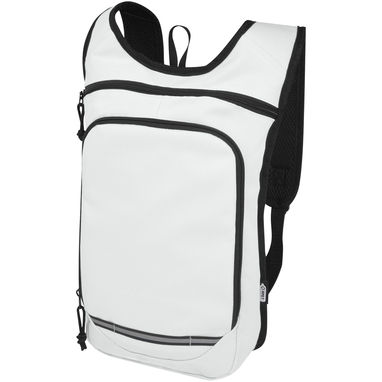 Рюкзак для прогулок Trails объемом 6,5 л, изготовленный из переработанного ПЭТ по стандарту GRS, цвет белый - 12065801- Фото №1