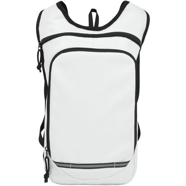 Рюкзак для прогулок Trails объемом 6,5 л, изготовленный из переработанного ПЭТ по стандарту GRS, цвет белый - 12065801- Фото №2
