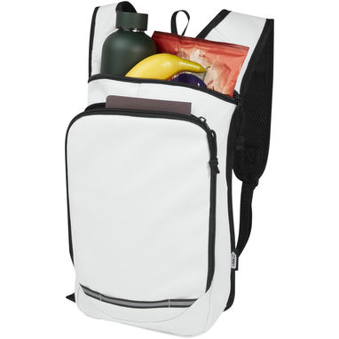 Рюкзак для прогулок Trails объемом 6,5 л, изготовленный из переработанного ПЭТ по стандарту GRS, цвет белый - 12065801- Фото №4