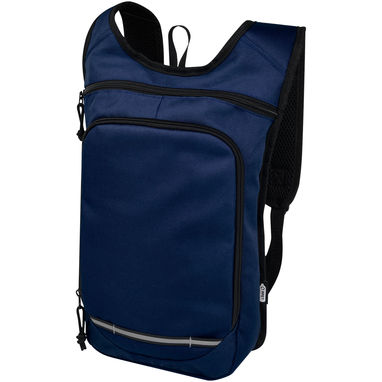 Рюкзак для прогулок Trails объемом 6,5 л, изготовленный из переработанного ПЭТ по стандарту GRS, цвет темно-синий - 12065855- Фото №1
