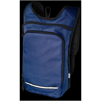 Рюкзак для прогулок Trails объемом 6,5 л, изготовленный из переработанного ПЭТ по стандарту GRS, цвет темно-синий - 12065855- Фото №5