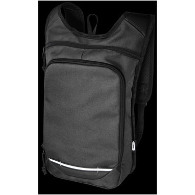 Рюкзак для прогулянок Trails об'ємом 6,5 л, виготовлений із переробленого ПЕТ за стандартом GRS, колір суцільний чорний - 12065890- Фото №5